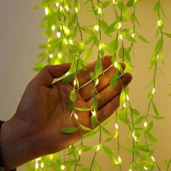 Artificial Leaf Curtain LED String Light